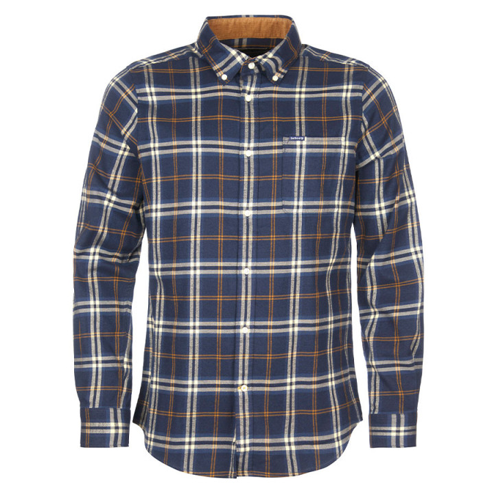 Chemise Crossfell Bleu Barbour