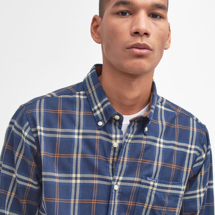 Chemise Crossfell Bleu Barbour