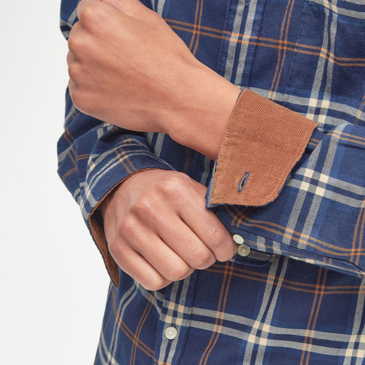 Barbour Blue Crossfell Shirt