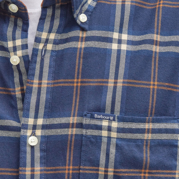 Barbour Blue Crossfell Shirt