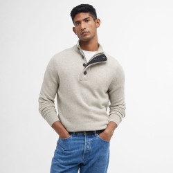 Barbour Essential Patch Zip Pearl Pullover
