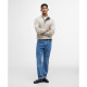 Barbour Essential Patch Zip Pearl Pullover