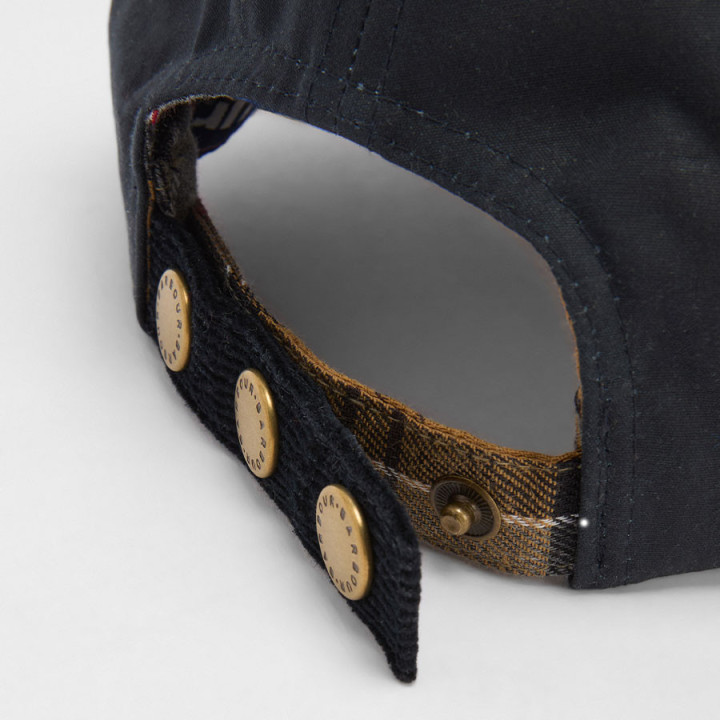 Barbour Ashby Navy Oiled Cap