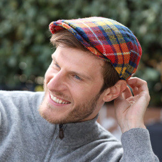 Casquette harris tweed multi ca
