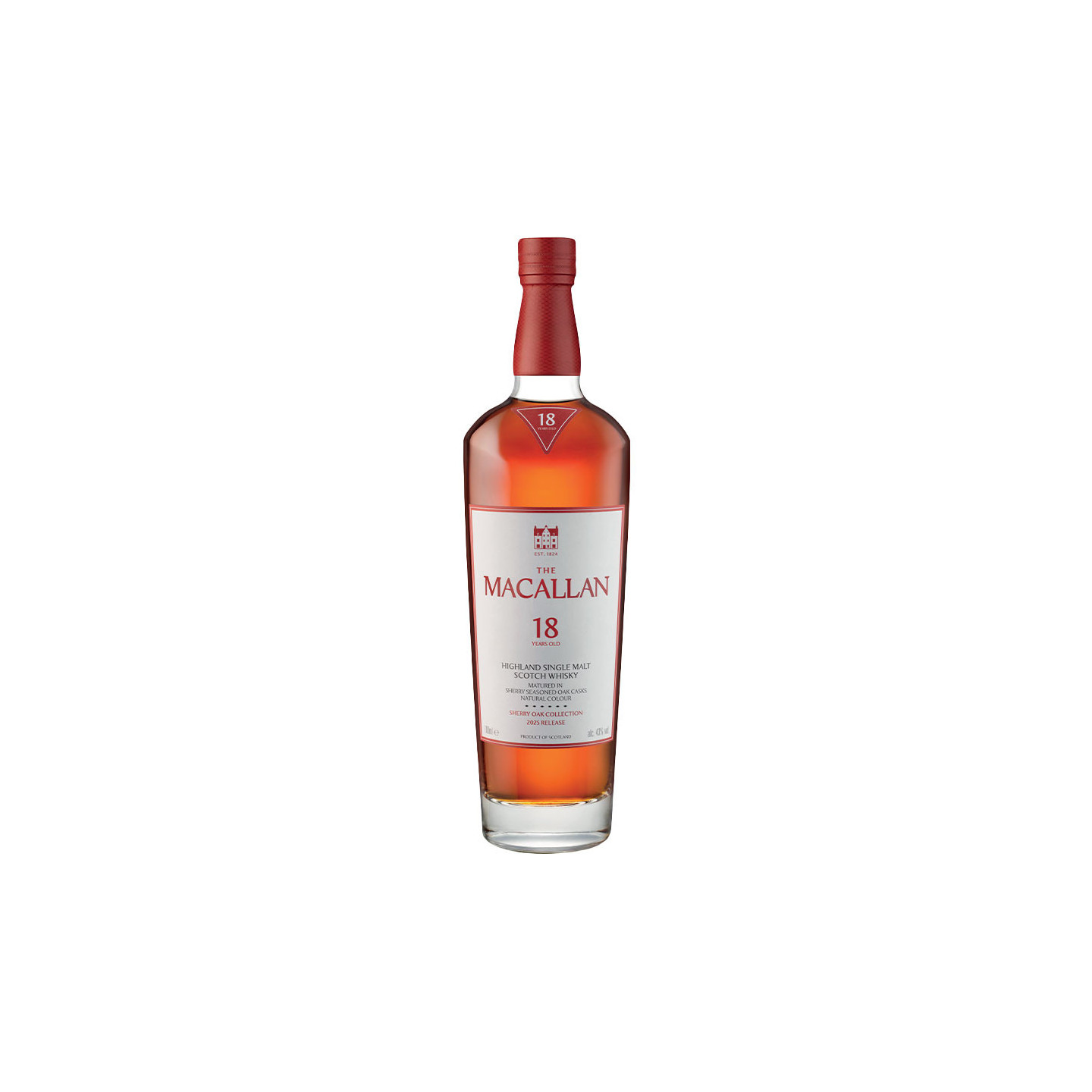 Macallan 18 years old Sherry Oak 70cl 43 ° - Le Comptoir Irlandais