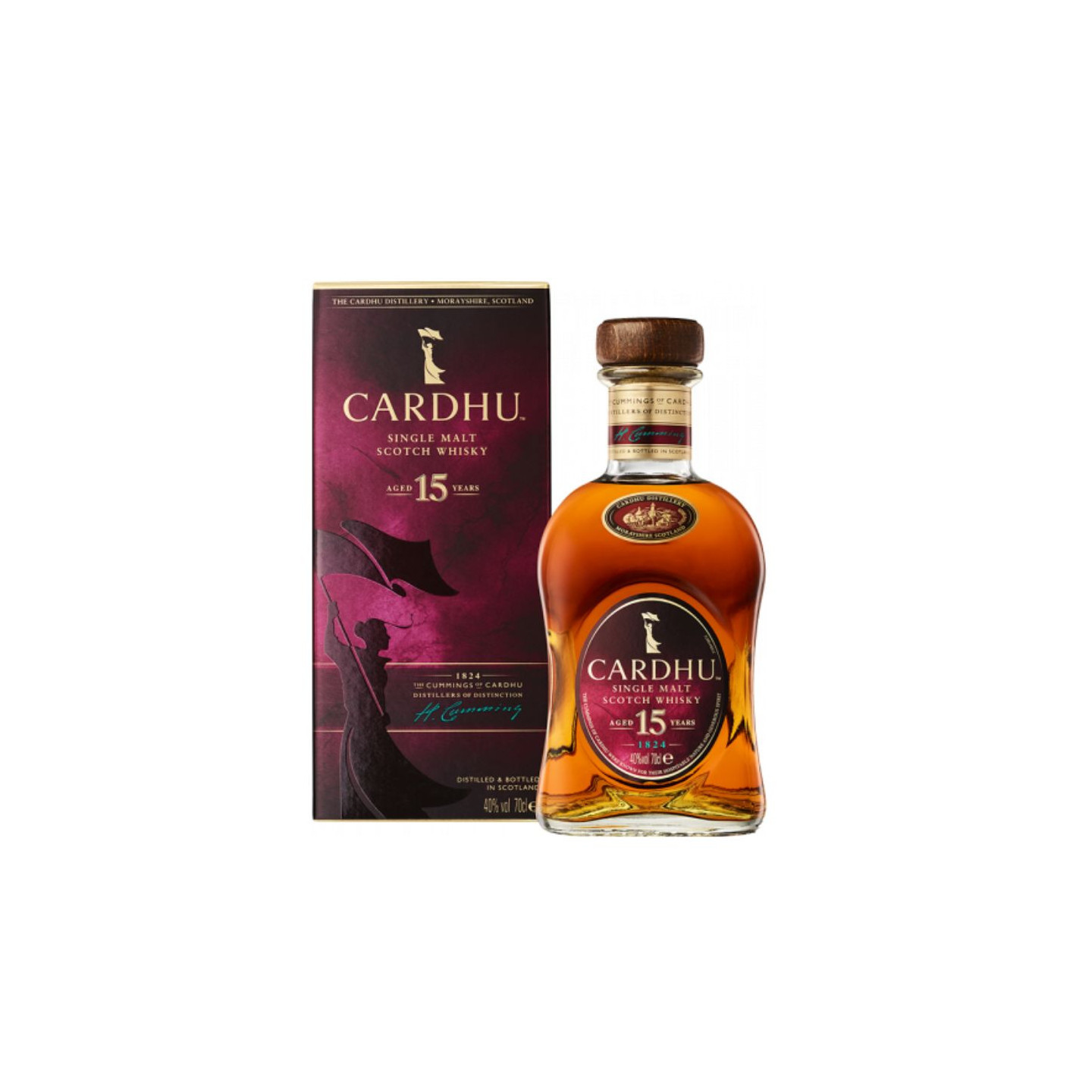 Whisky Cardhu 15 ans 70cl 40°