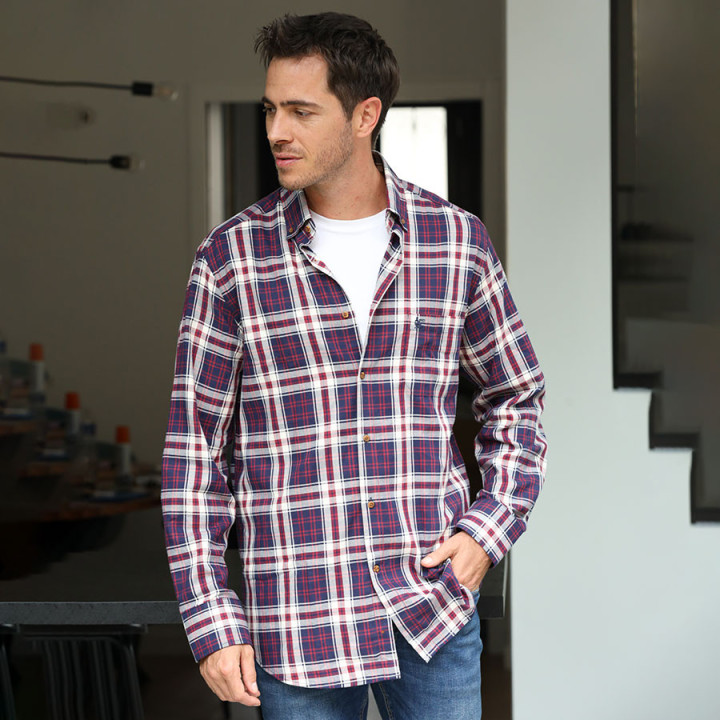 Chemise Mat Rouge Out Of Ireland