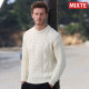 Aran Woolen Mills Heritage Ecru Sweater