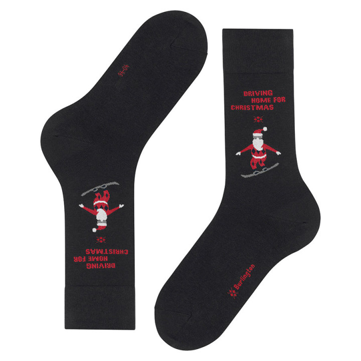 Chausettes snowboarding santa homme so Burlington