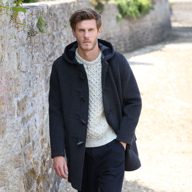 Joseph Mid Gray London Tradition Duffle Coat