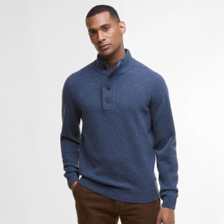 Barbour Essential Patch Zip Dark Indigo Pullover