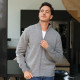 Best Yarn Light Gray Zipped Vest