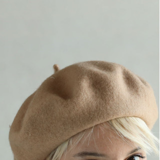 Beret Feutre Jude Camel Out Of Ireland