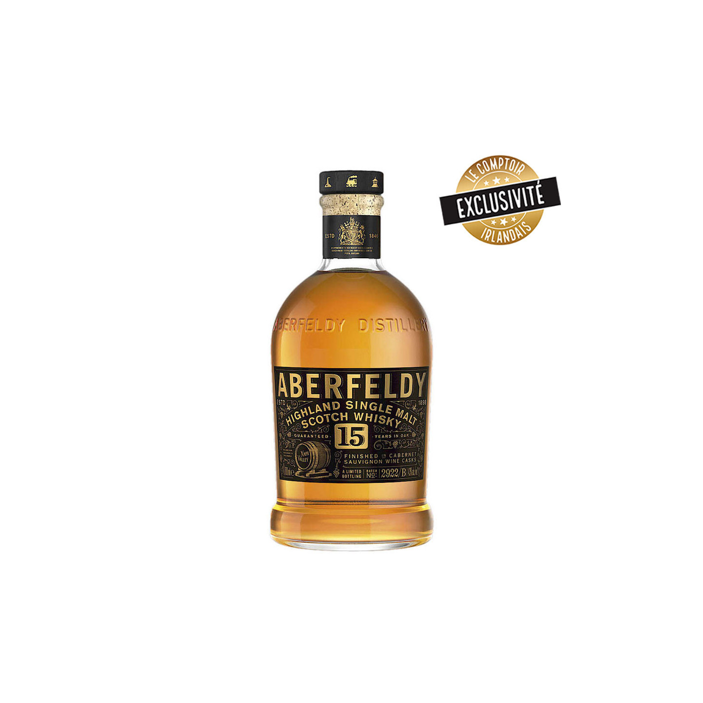 Aberfeldy 15 Years Old Napa Valley Whisky 70cl 43° - Le Comptoir