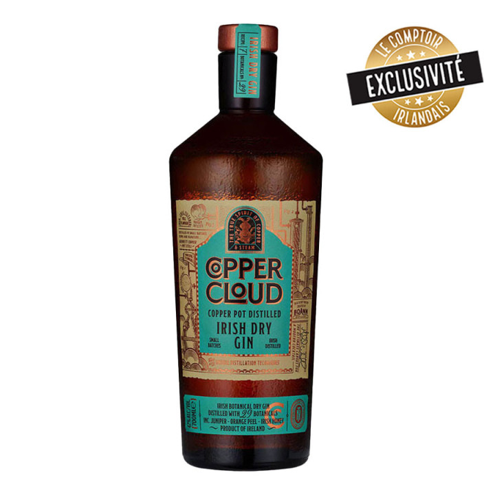 Copper cloud irish gin 70cl 42