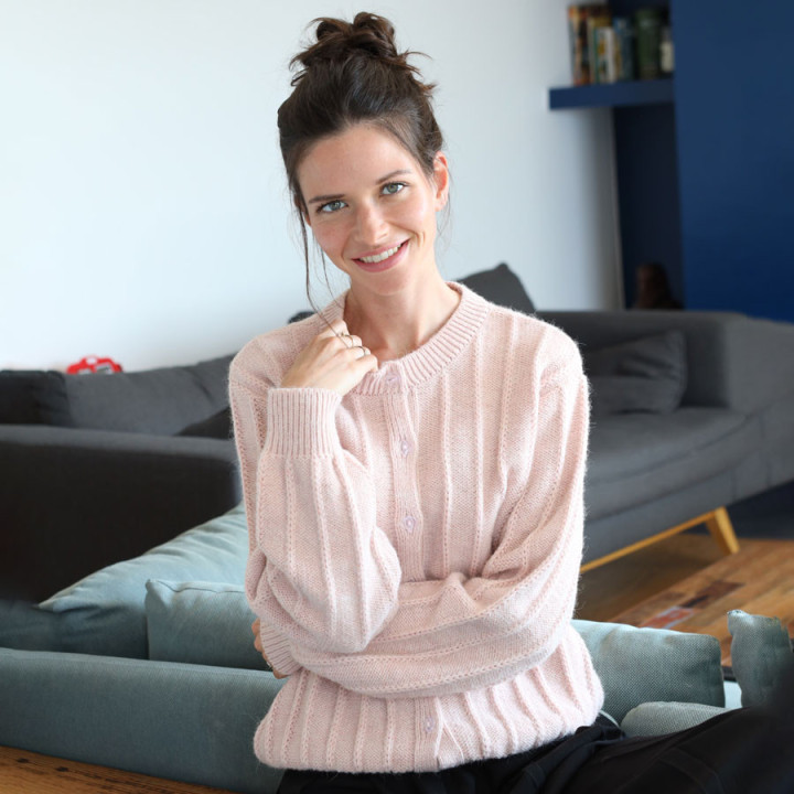 Out Of Ireland Leila Pink Cardigan