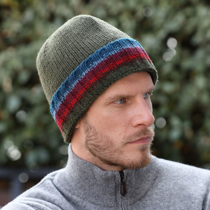 Kusan Dark Green Jack Beanie
