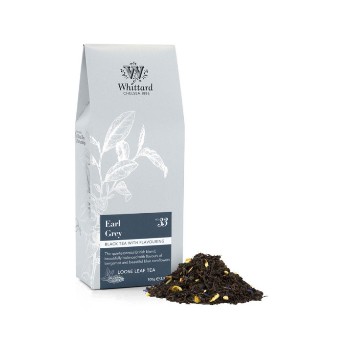 Thé Noir en Vrac Earl Grey Whittard of Chelsea 100g - Recharge