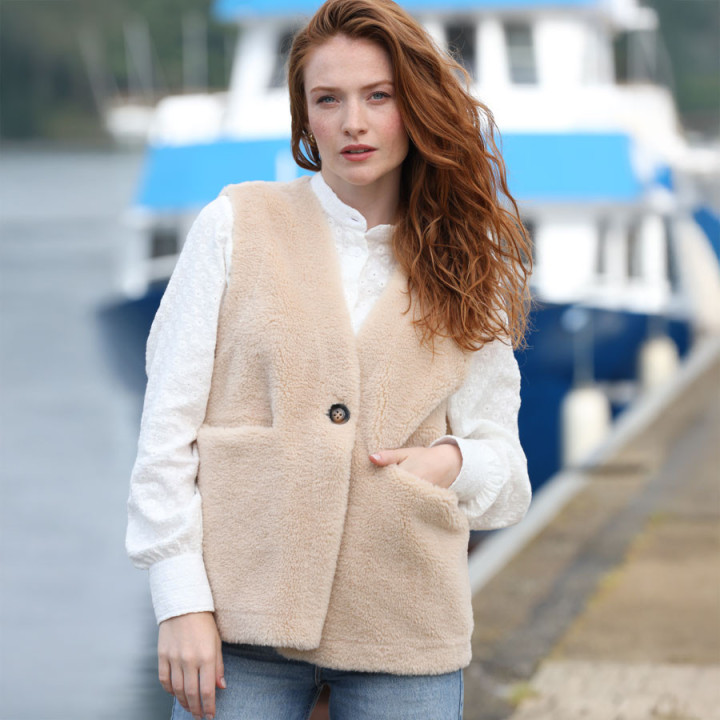 Out Of Ireland Reversible Teddy Vest