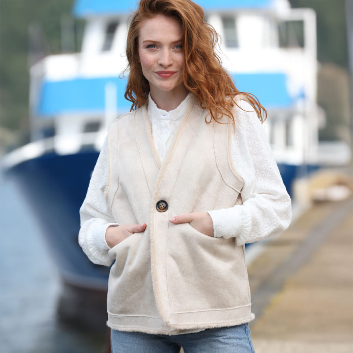 Out Of Ireland Reversible Teddy Vest