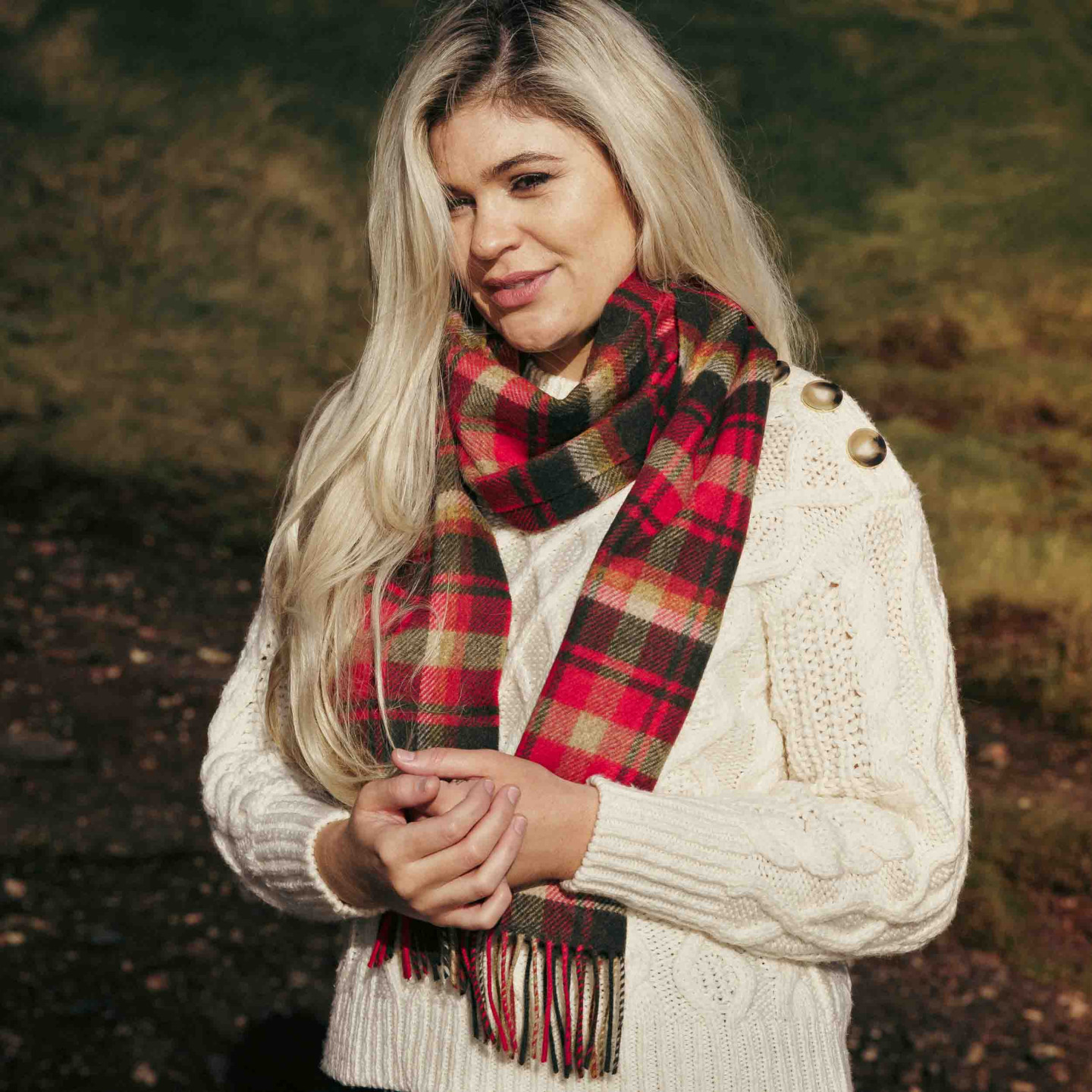 John Hanly Extra-long Lambswool Scarf