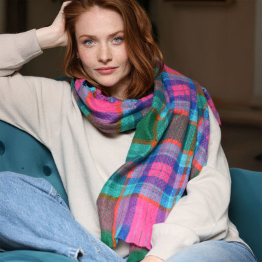 Out Of Ireland Emy Pink Scarf