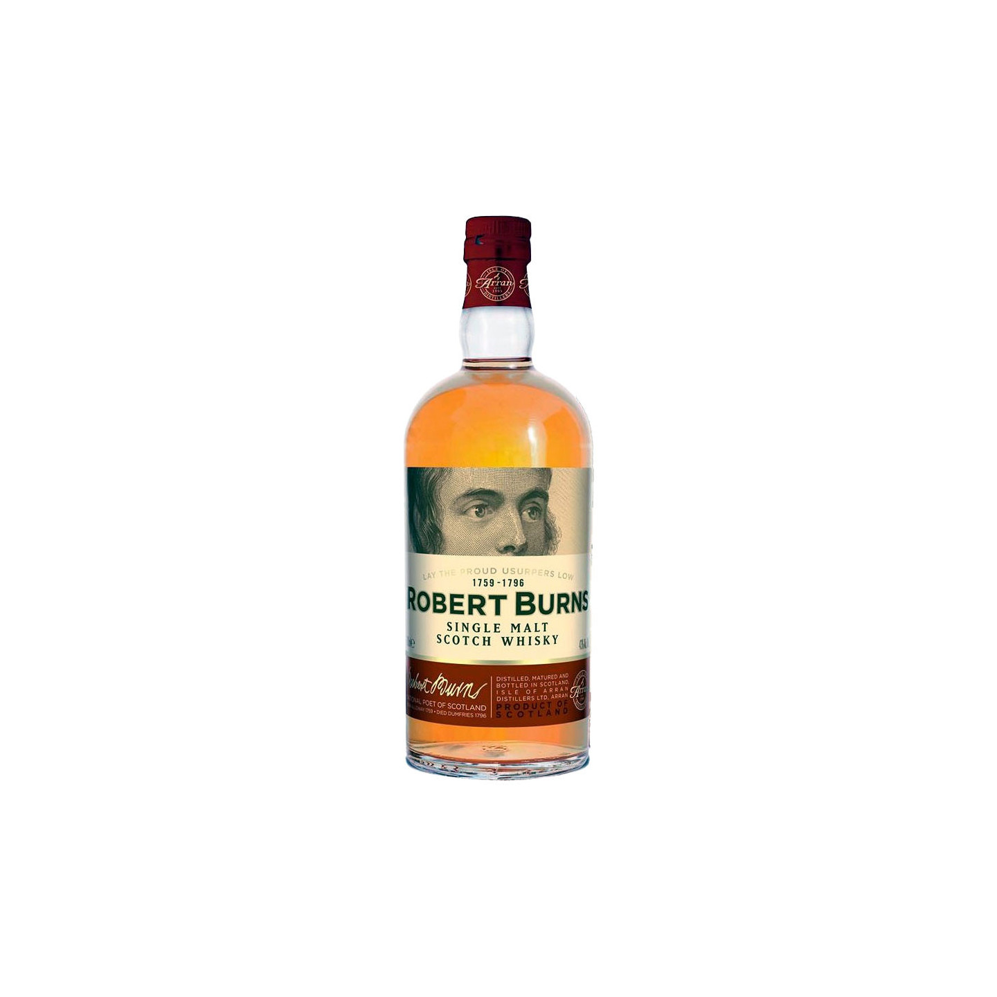 Arran Robert Burns Single Malt 70cl 43° - Le Comptoir Irlandais