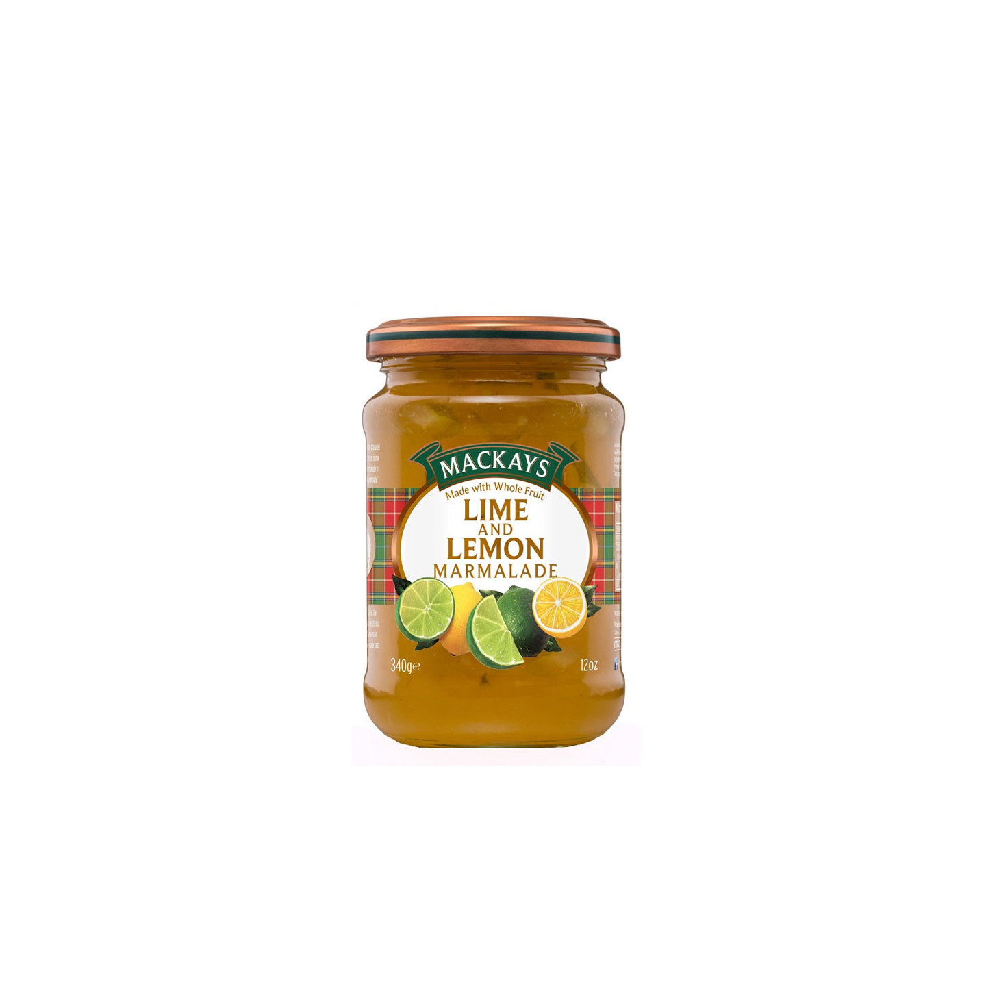 Marmelade Citron & Citron Vert Mackays 340g