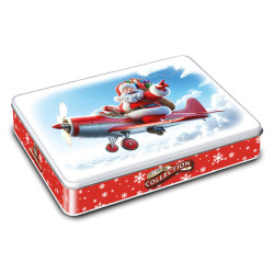 Campbells Flying Santa Shortbread Tin 150g Campbells Flying Santa Shortbread Tin 150g