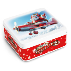 Campbells Flying Santa Shortbread Tin 90g Campbells Flying Santa Shortbread Tin 90g