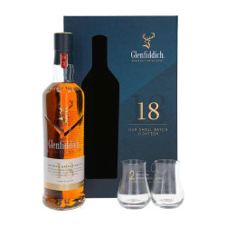 Glenfiddich 18 ans 70cl 40° + 2 Verres