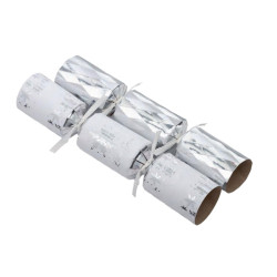 Party Crackers Mini Silver Luxury x6