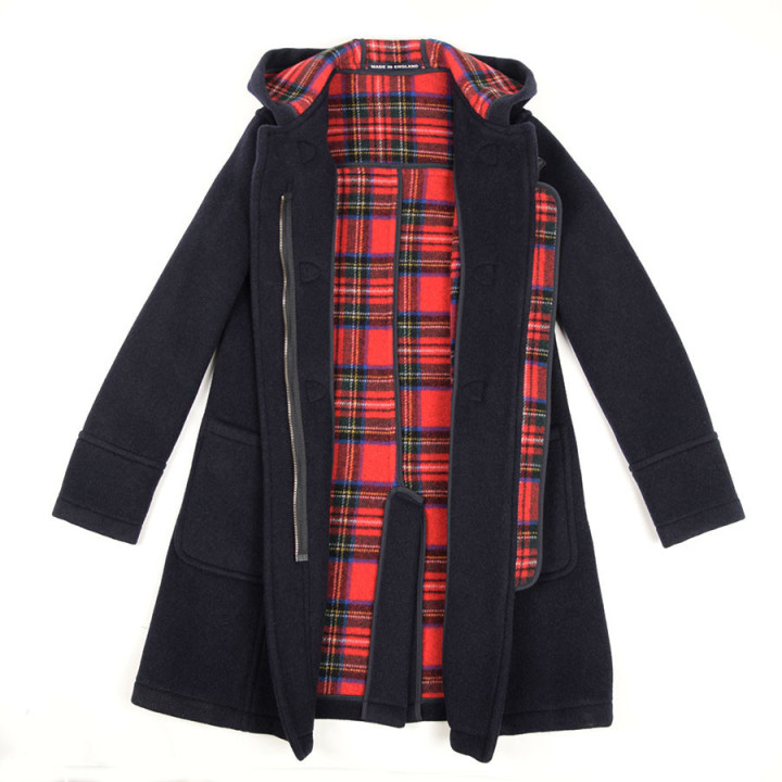 London Tradition Navy Duffle-Coat Fiona