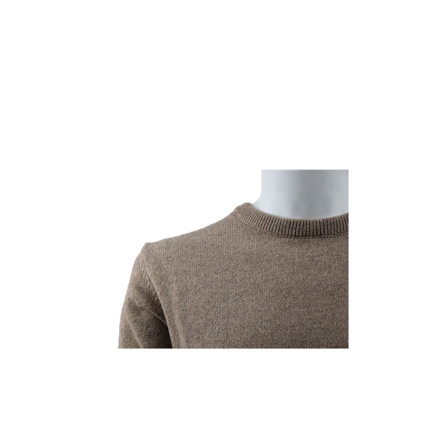 Pull Col Rond Taupe 80/20 Celtic Alliance