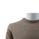Pull Col Rond Taupe 80/20 Celtic Alliance