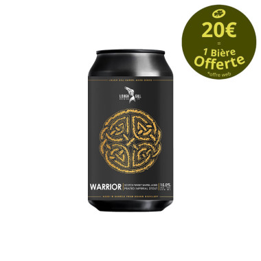 Lough gill warrior scotch whisky barrel aged peated imperial oatmeal stout 33cl15ï¿½