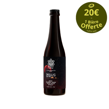 Dot brew ba skellig six 18 pole star stout 33cl 10.6ï¿½ - collab avec skellig distillery
