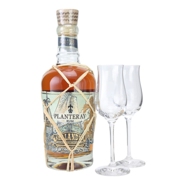 Planteray Sealander 70cl 40° + 2 Verres