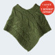 Poncho Enfant Vert Aran Woollen Mills