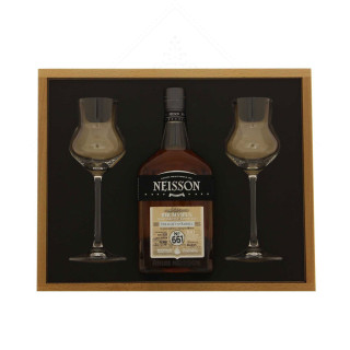 Neisson Straight From The Barrel Organic 70cl 56.5° + 2 Glasses + Tray