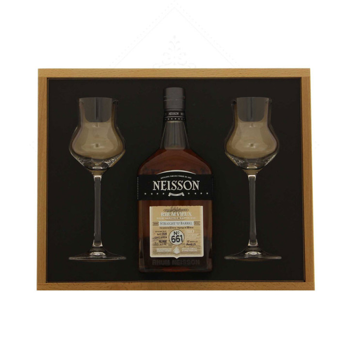 Neisson Straight From The Barrel Bio 70cl 56.5° +2 Verres + Plateau