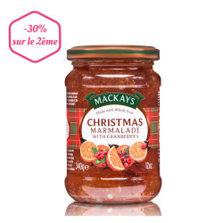 Orange & Cranberries Christmas Marmalade Mackays 340g 