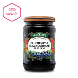 Blueberry & Blackcurrant Preserve Mackays 340g