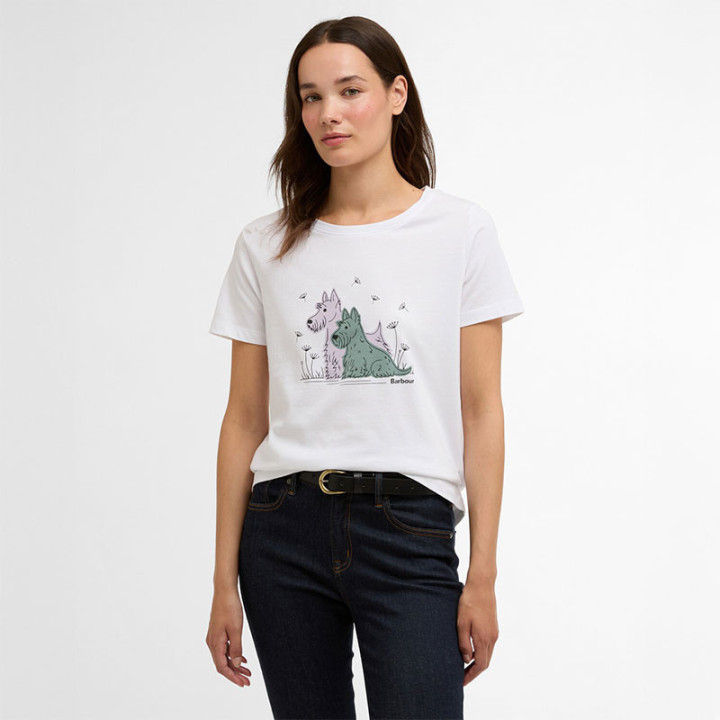 Barbour White Clover T-Shirt