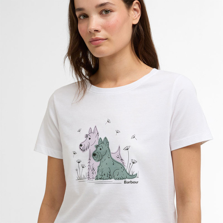 Barbour White Clover T-Shirt