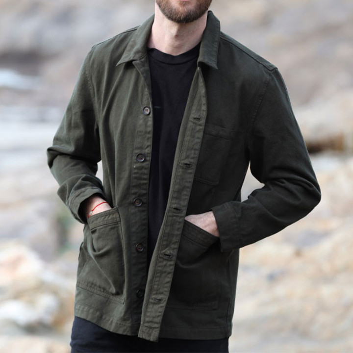 Veste Charly Vert Foncé Out Of Ireland