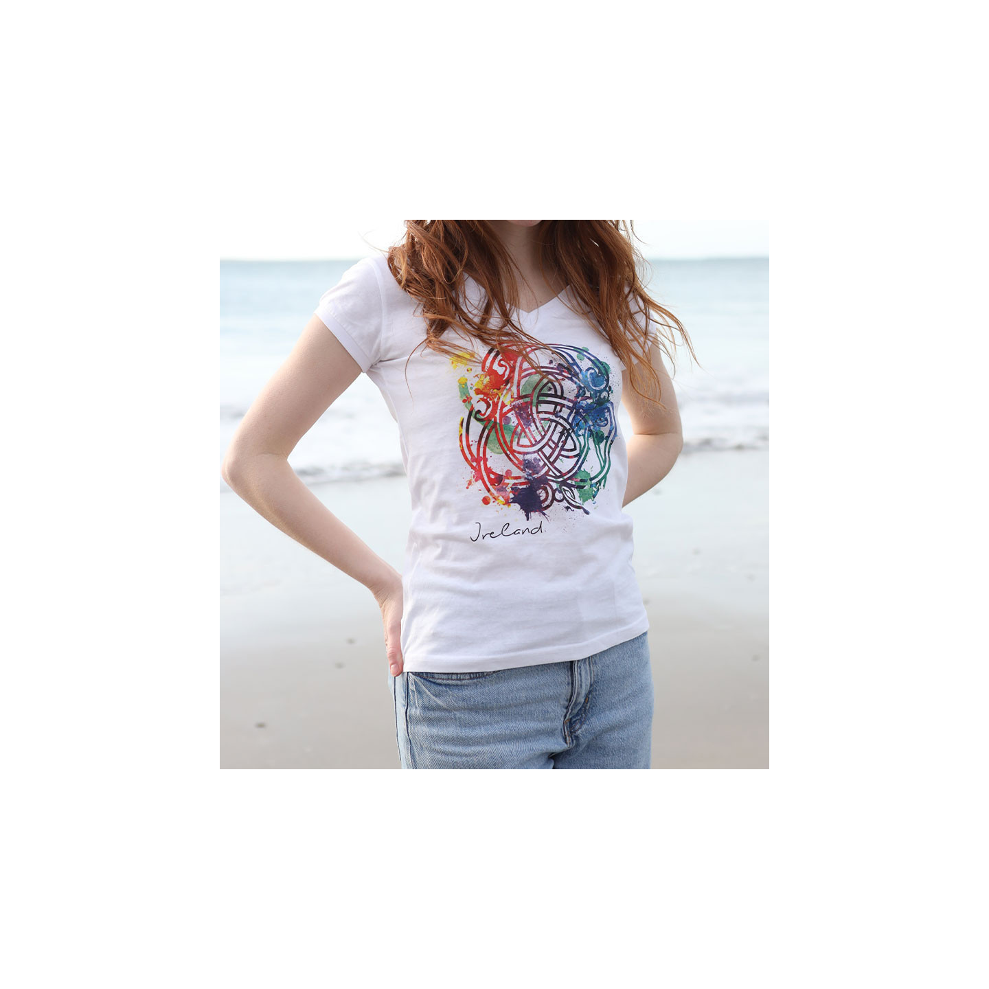 White Celtic T-Shirt 