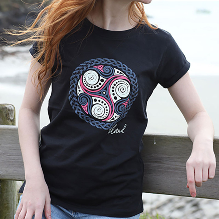 T-shirt Marine Celtic Swirl