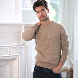 Celtic Alliance Taupe Round Neck Sweater 80/20