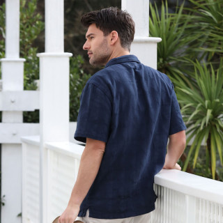 Out Of Ireland Flavio Navy Shirt